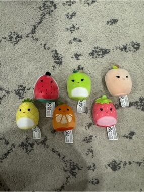 Mini Squishville Squishmallows Soft Plush * Fruit Squad
